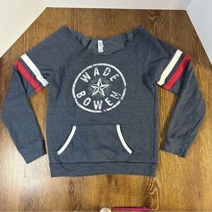 Wade Bowan Off Shoulder Scoop Neck County Music Red Dirt Rodeo‎ Cowgirl